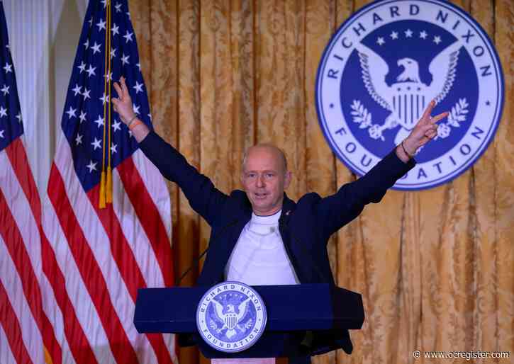 As Steve Hilton mulls a run for California governor, he’s promoting his book — and criticizing Democrats