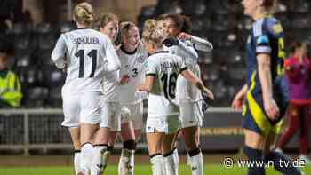 Bayern-Jungstar Kett debütiert: DFB-Frauen überwältigen Schottland früh, dann mit Doppelpack