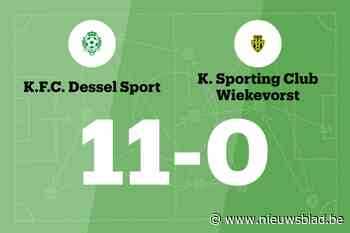 Buitengewoon veel doelpunten bij Dessel Sport B tegen Wiekevorst