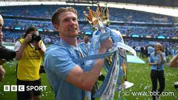 'One of the greatest' - De Bruyne to leave Man City