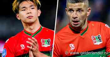 Linssen is nog altijd de spits bij NEC, maar voor hoelang nog? ‘Kento is nog niet zover’