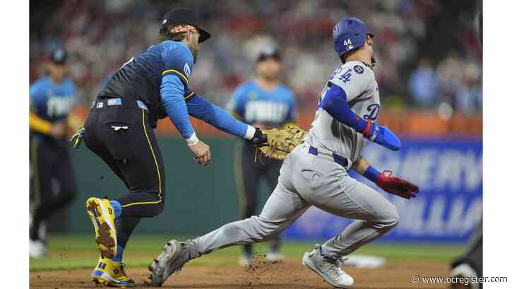 Dodgers shut out by Phillies, suffer first loss of season
