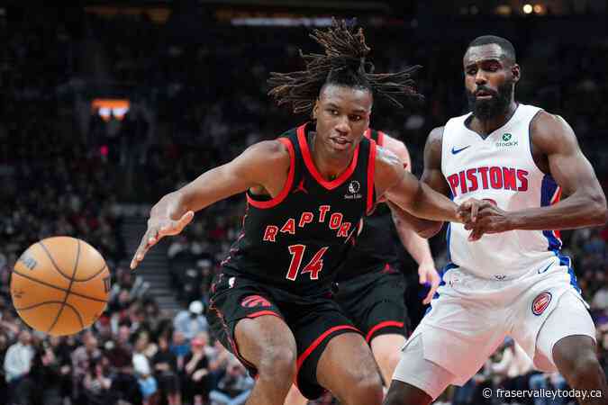 Rookie Ja’Kobe Walter, finally healthy, throwing weight around for Toronto Raptors