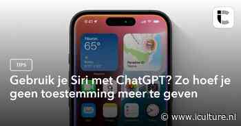 Gebruik je Siri met ChatGPT? Zo hoef je geen toestemming meer te geven