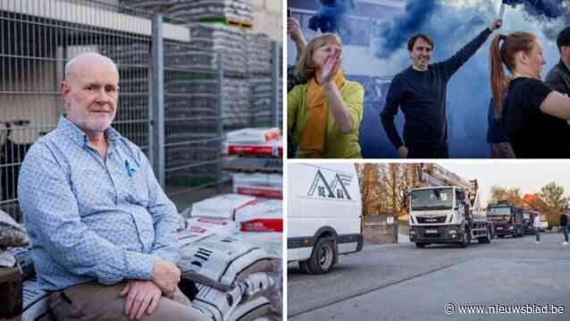 Colonne van vrachtwagens zorgt voor onvergetelijk afscheid van ‘De Fons’: “Hij was er altijd, wist altijd alles”