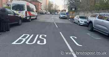 Fresh protests stop East Bristol Liveable Neighbourhood signage being painted