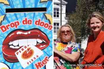 Nieuw in het straatbeeld: opvallende vuilnisbakken voor pizzadozen