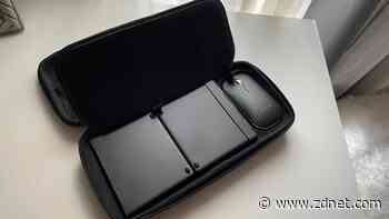 This foldable keyboard and mouse is a game-changer for work travel, and couldn't be more portable