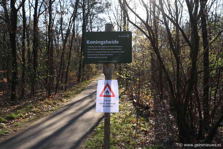 Arnhem vraagt aandacht voor natuurbrandrisico: “Pas op!”