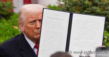 Trumps universelle Zehn-Prozent-Zölle in Kraft