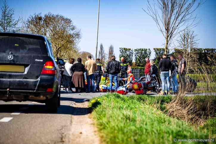Motorrijder ernstig gewond bij aanrijding met auto
