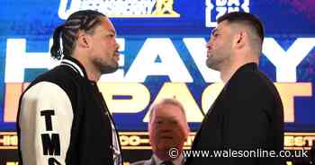 Joe Joyce v Filip Hrgovic fight start time, TV channel and full undercard