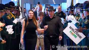 Pinellas County Sheriff's deputy welcomed home after October accident caused life-threatening injuries