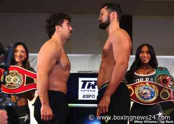 Richard Torrez Jr. 229.2 vs. Guido Vianello 242.3 – Weigh-in Results for Saturday on ESPN+