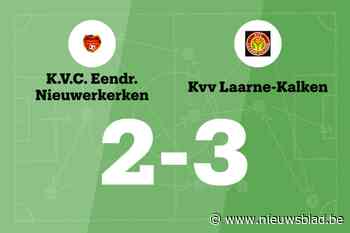 Eendracht Nieuwerkerken verliest thuis met een doelpunt verschil van KVV Laarne-Kalken B