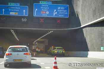 Botsing in de verdiepte ligging N7