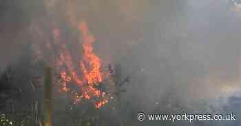 North Yorkshire firefighters urge caution as two fires break out in two days