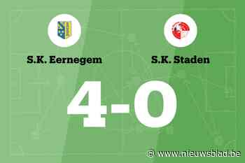 SK Eernegem B te sterk voor SK Staden B