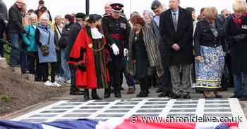 24 pictures as crowds gather in South Shields for the proud unveiling of Veteran’s Walk
