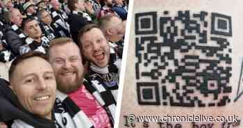 Blyth Newcastle fan gets QR code tattoo that links to Dan Burn's Carabao Cup Final goal