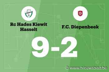 Hades B verslaat Diepenbeek B en blijft winnen