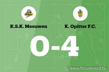 Opitter boekt overtuigende zege tegen Meeuwen B