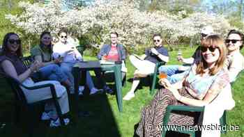 Biertjes ontdekken onder de bloesems: wat wil een mens nog meer?