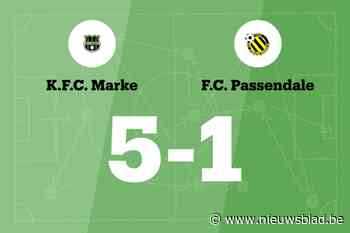 Lanhove maakt twee goals voor FC Marke B in wedstrijd tegen FC Passendale