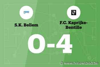 FC Kaprijke-Bentille in goede vorm na weer een overwinning