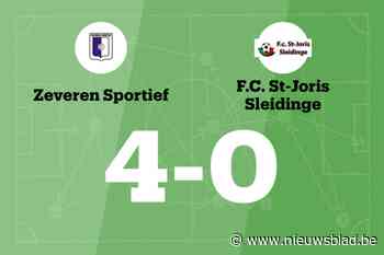 Zeveren Sportief wint thuis van FC Sleidinge