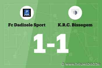 FC Dadizele Sport B beëindigt reeks nederlagen in de wedstrijd tegen RC Bissegem B