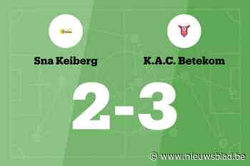 Betekom B zet achterstand om in overwinning