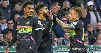 PSV boekt in vechtwedstrijd overwinning op FC Groningen in strijd om tweede plek