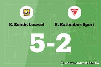 Caelen maakt er drie voor Louwel in wedstrijd tegen Kattenbos