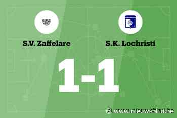 SV Zaffelare en SK Lochristi delen de punten
