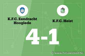 Eendracht Hooglede wint ook van FC Heist