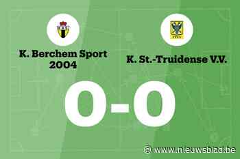 Berchem Sport en STVV B blijven steken op 0-0