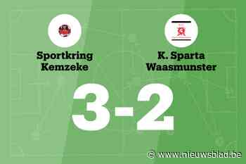 Lastige wedstrijd eindigt in winst voor SK Kemzeke tegen Sparta Waasmunster