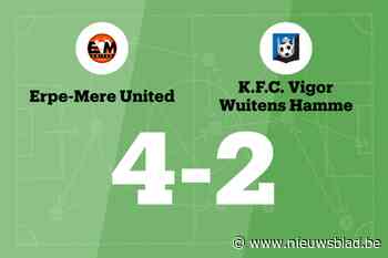Erpe-Mere United maakt met overwinning einde aan zegereeks VW Hamme