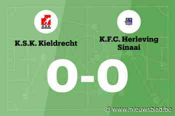 KSK Kieldrecht en FCH Sinaai blijven steken op 0-0