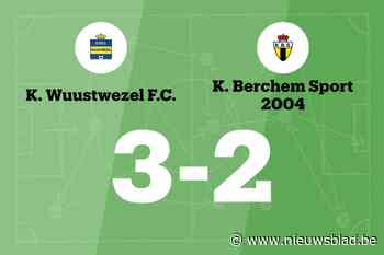 Wuustwezel wint met doelpunt verschil tegen Berchem Sport B