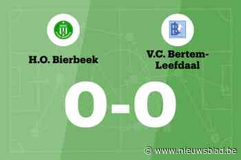 HO Bierbeek en Bertem-Leefdaal komen niet tot scoren