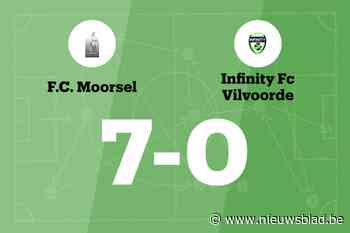 Moorsel B maakt tegen Infinity Vilvoorde B einde aan reeks zonder zege
