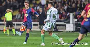 Frenkie de Jong en Barcelona profiteren maar half van pijnlijke uitglijder Real Madrid