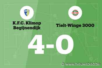 KO Begijnendijk te sterk voor Tielt-Winge 3000
