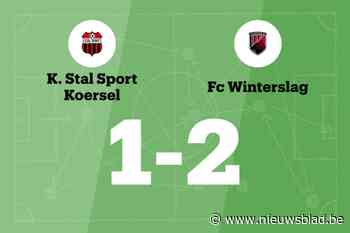 Stal blijft in problemen na nederlaag tegen FC Winterslag