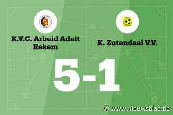 Rekem wint spektakelwedstrijd van Zutendaal VV B