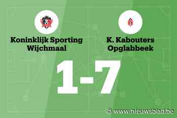 Opglabbeek overklast Wijchmaal