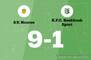 Doelpuntenfestijn bij Noorse tegen Beekhoek