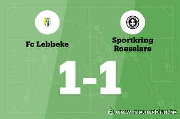 De Kuyffer redt punt voor FC Lebbeke tegen SK Roeselare